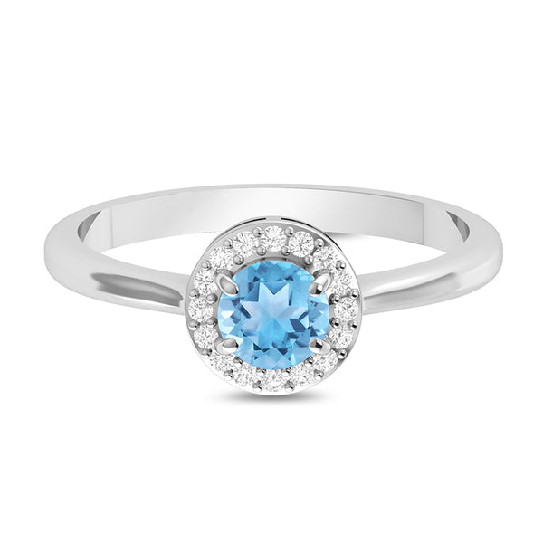 Blue Topaz Ring