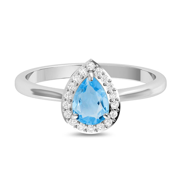 Blue Topaz Ring