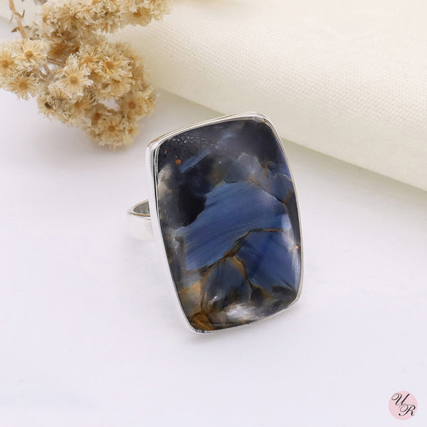 Pietersite Ring (Adj.)