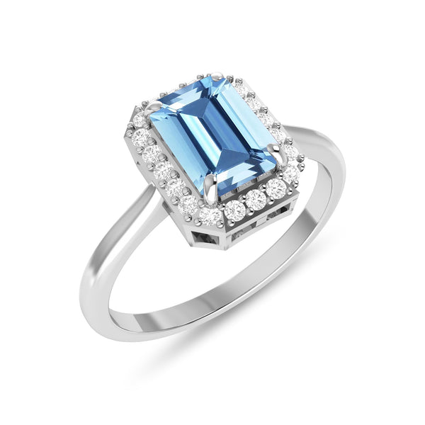 Blue Topaz Ring