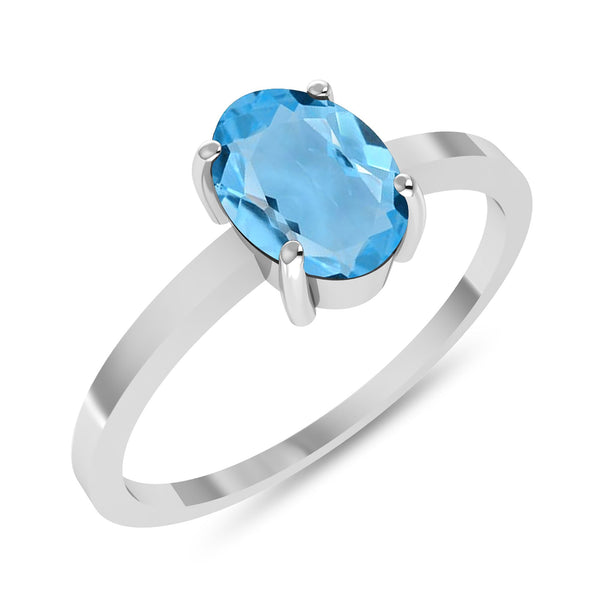 Blue Topaz Ring