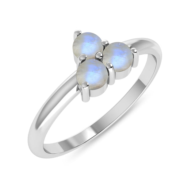 Rainbow Moonstone Ring