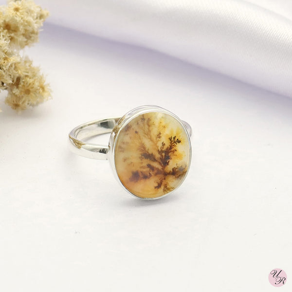 Scenic Agate Ring