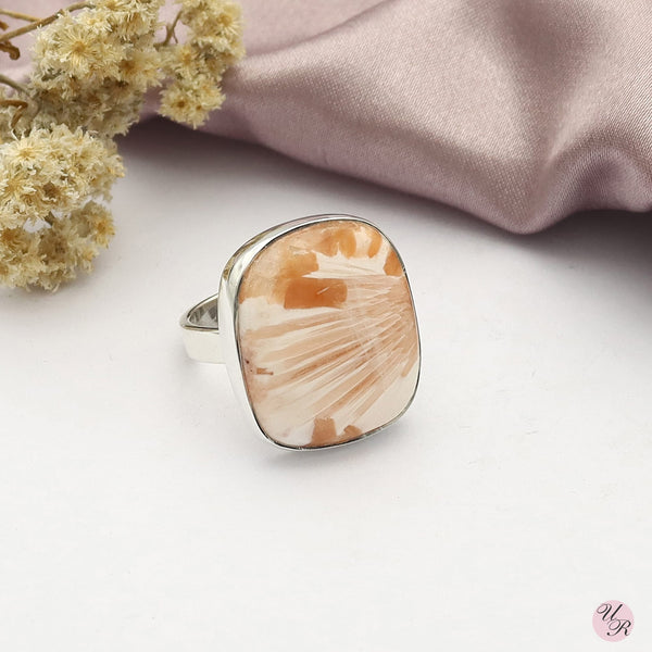 Pink Scholarsite Ring (Adj.)