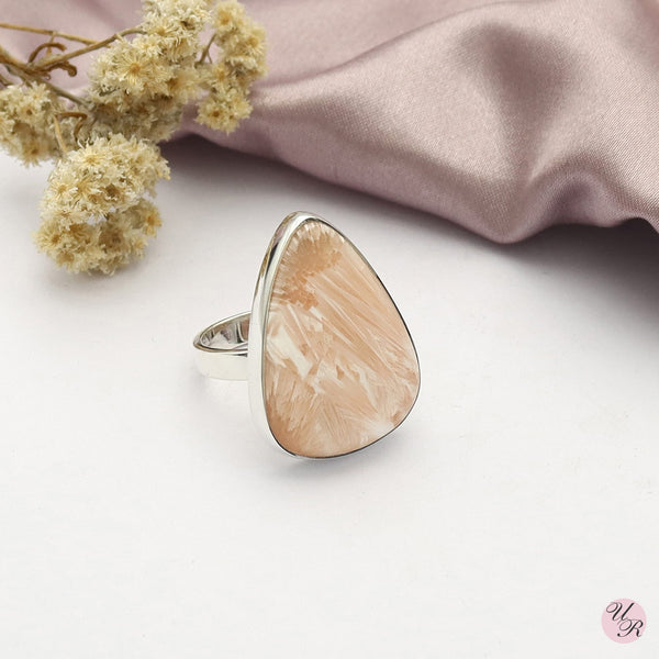 Pink Scholarsite Ring (Adj.)