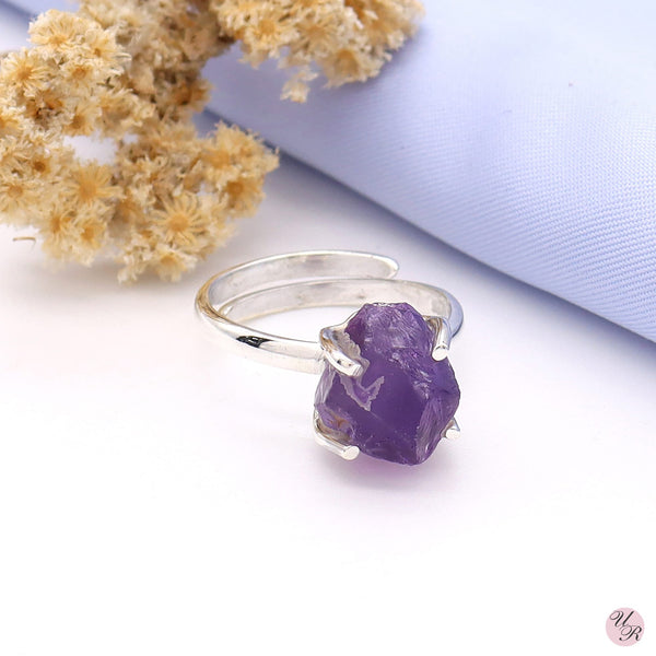 Amethyst Rough Ring