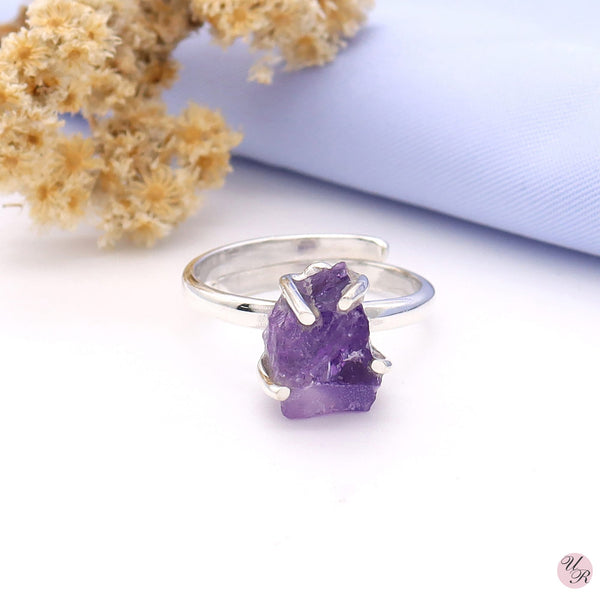 Amethyst Rough Ring