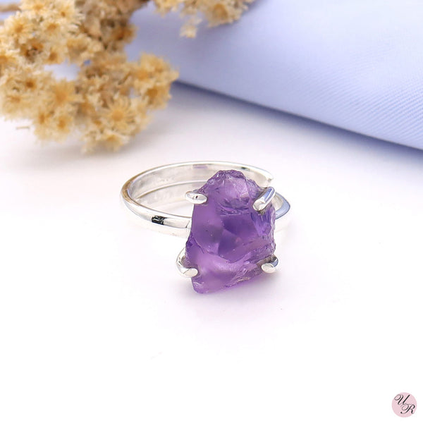 Amethyst Rough Ring