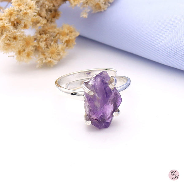 Amethyst Rough Ring