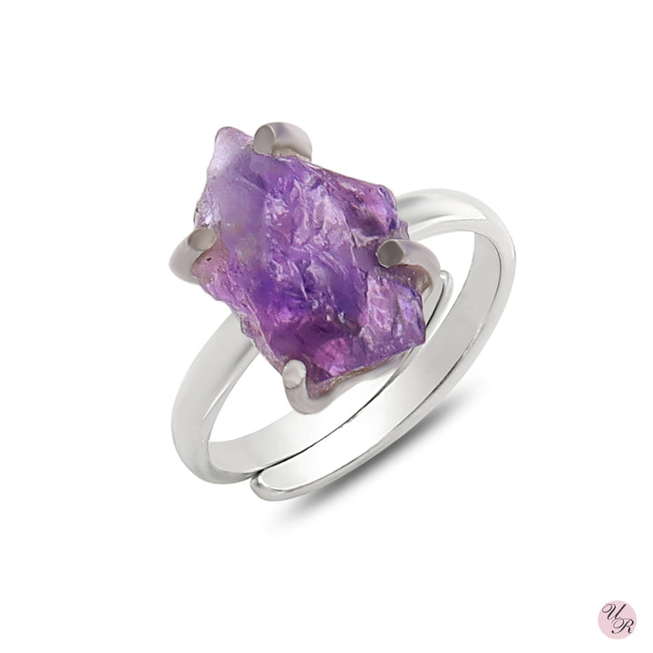 Amethyst Rough Ring