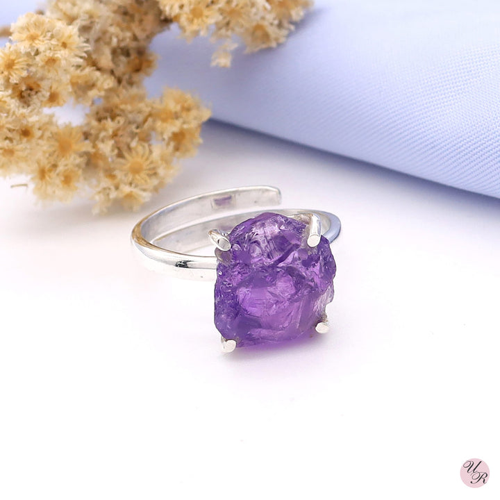 Amethyst Rough Ring