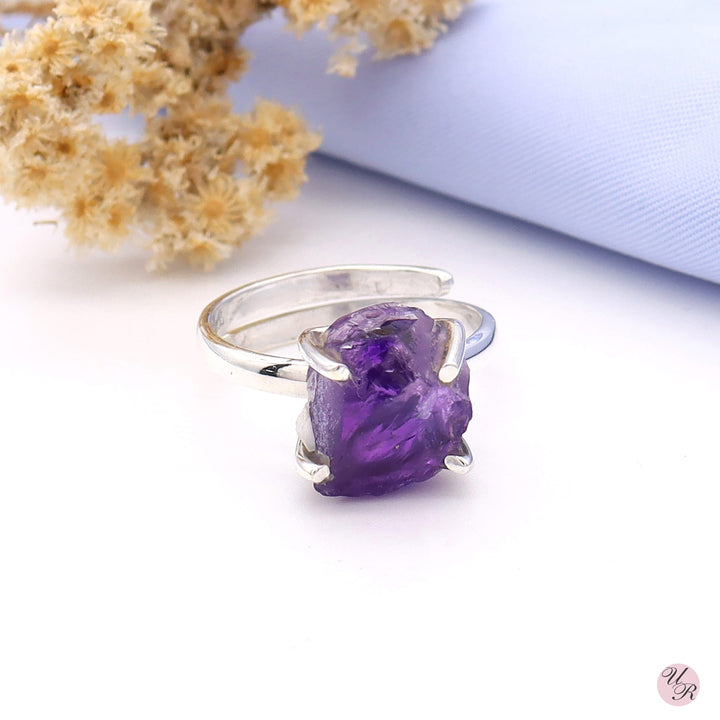 Amethyst Rough Ring