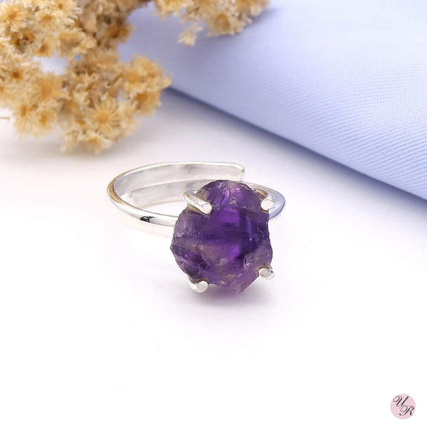 Amethyst Rough Ring