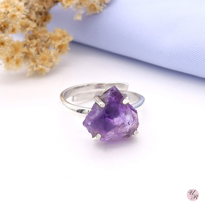 Amethyst Rough Ring