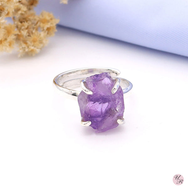 Amethyst Rough Ring