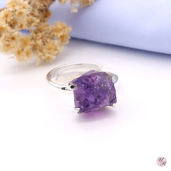 Amethyst Rough Ring