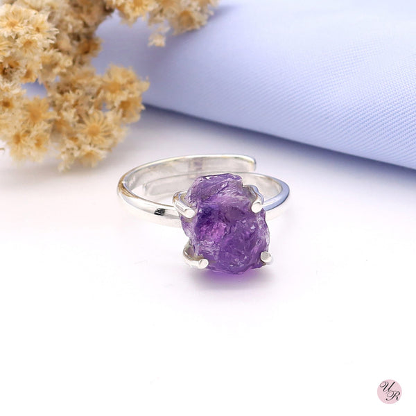 Amethyst Rough Ring