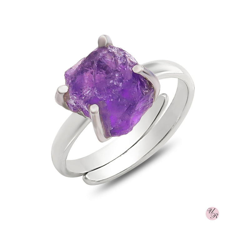 Amethyst Rough Ring