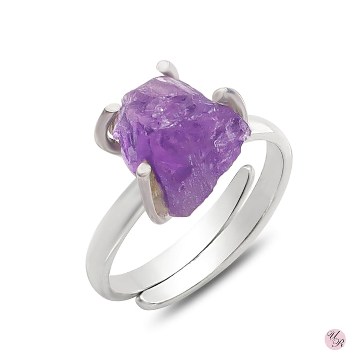 Amethyst Rough Ring 