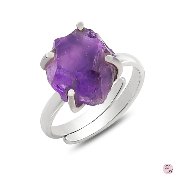 Amethyst Rough Ring 