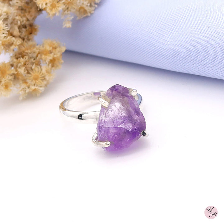 Amethyst Rough Ring