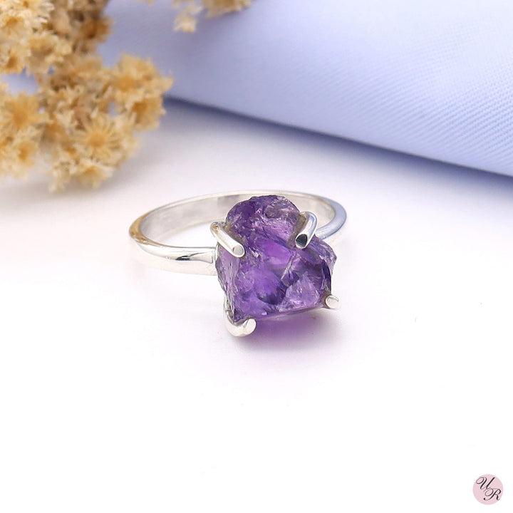 Amethyst Rough Ring