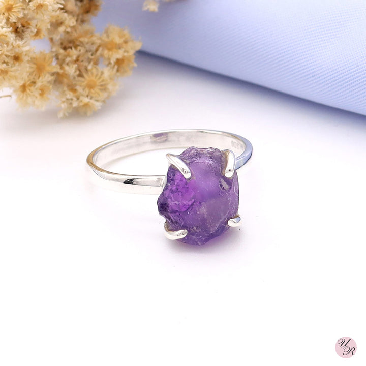 Amethyst Rough Ring