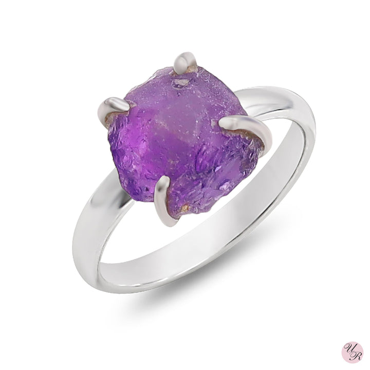 Amethyst Rough Ring