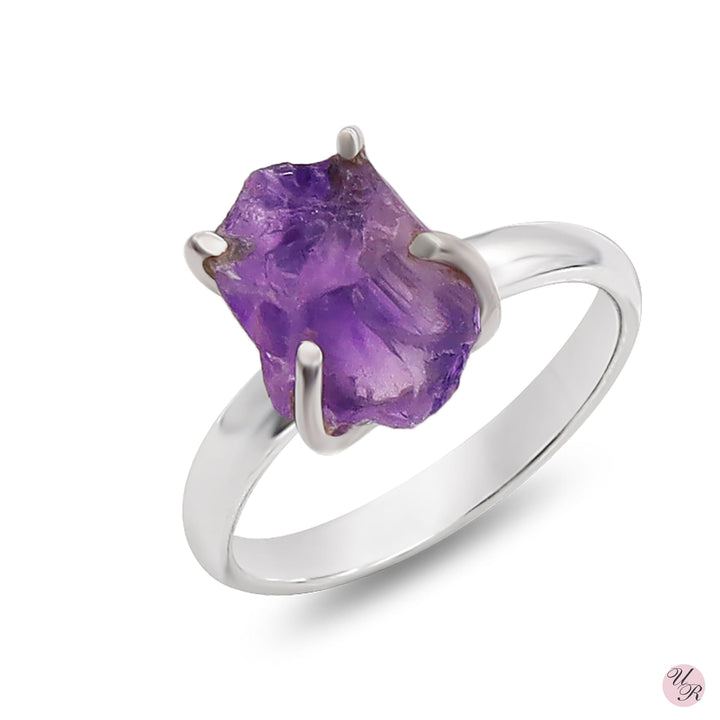 Amethyst Rough Ring