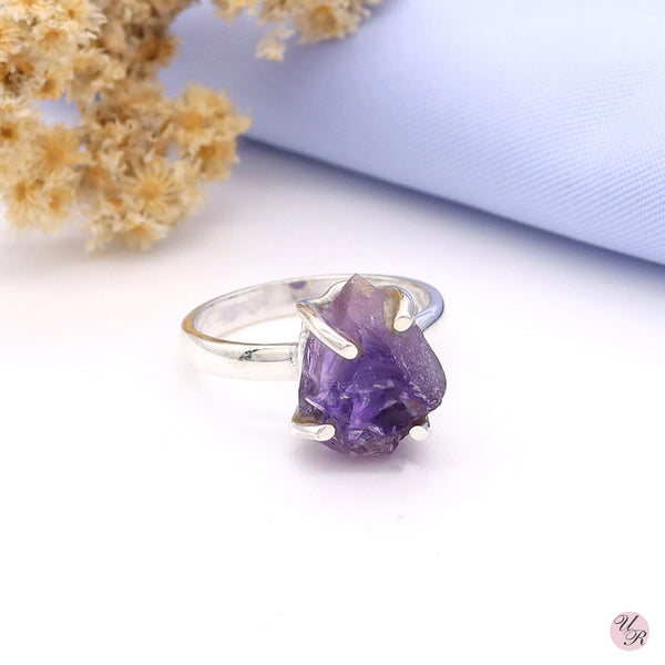 Amethyst Rough Ring