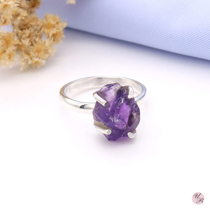 Amethyst Rough Ring