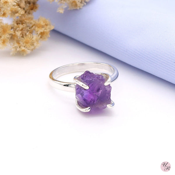 Amethyst Rough Ring