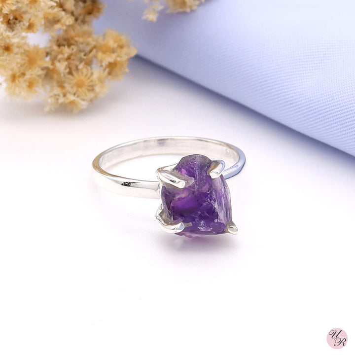 Amethyst Rough Ring