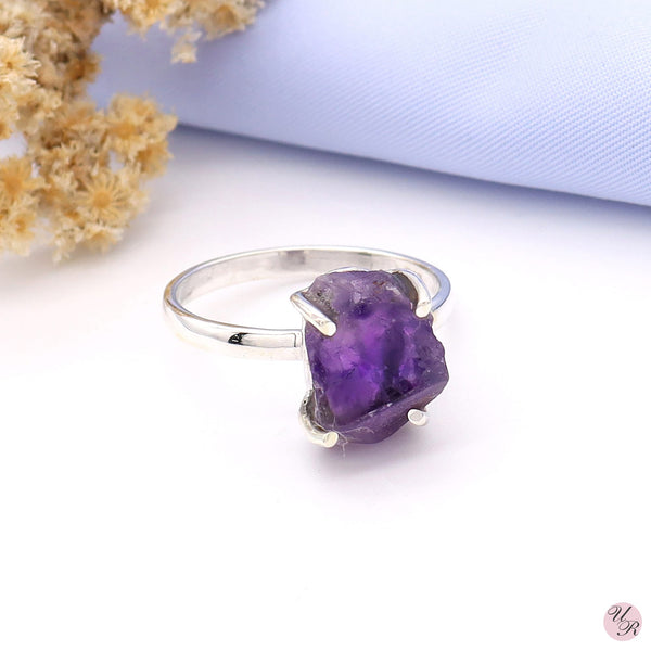 Amethyst Rough Ring