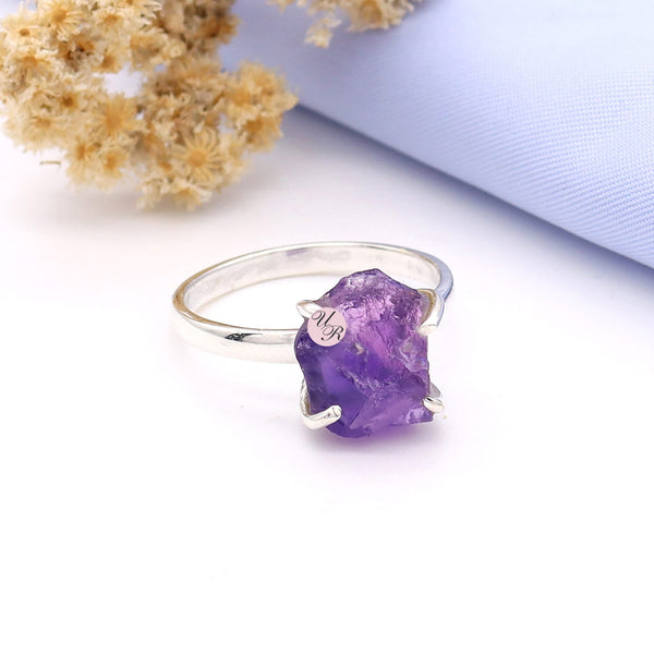 Amethyst Rough Ring