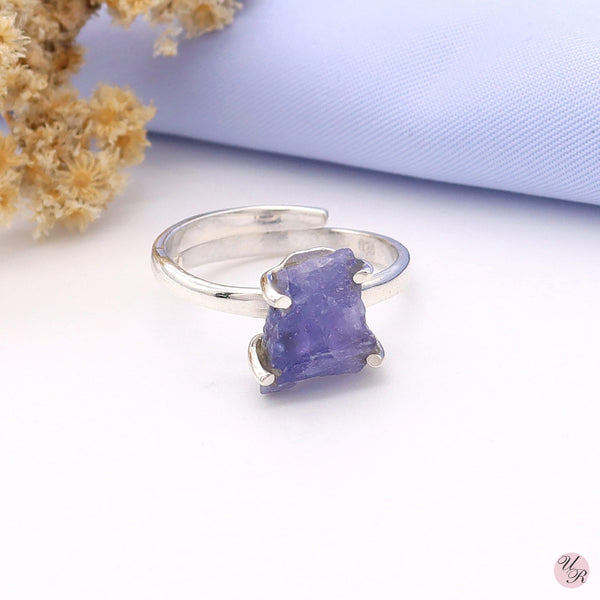 Tanzanite Rough Ring (Adj.)