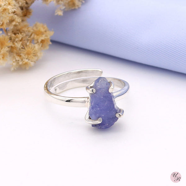 Tanzanite Rough Ring (Adj.)