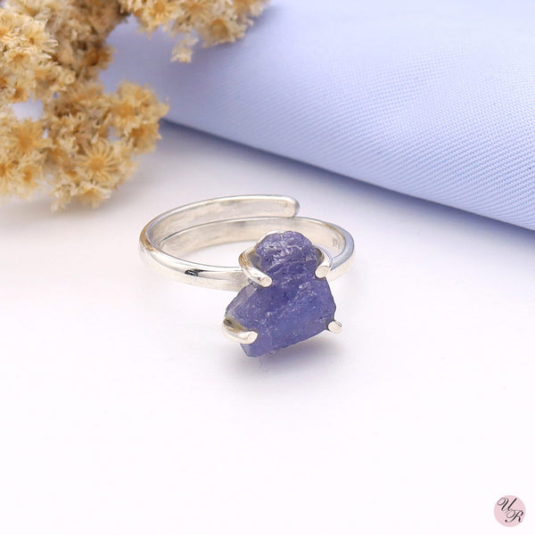 Tanzanite Rough Ring (Adj.)