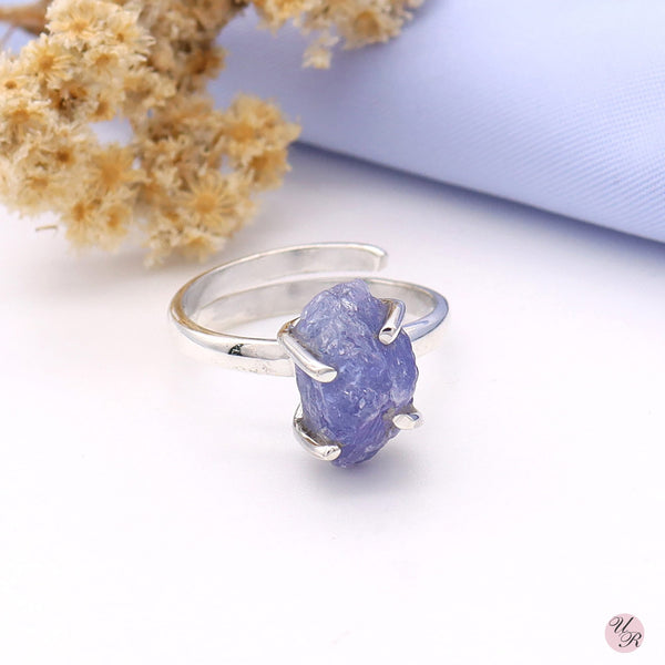 Tanzanite Rough Ring (Adj.)