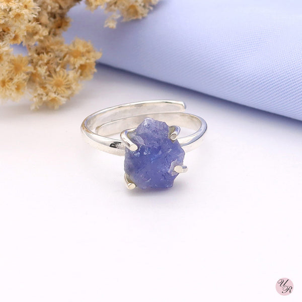 Tanzanite Rough Ring (Adj.)