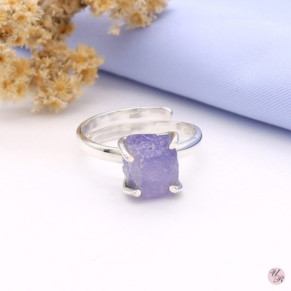 Tanzanite Rough Ring (Adj.)