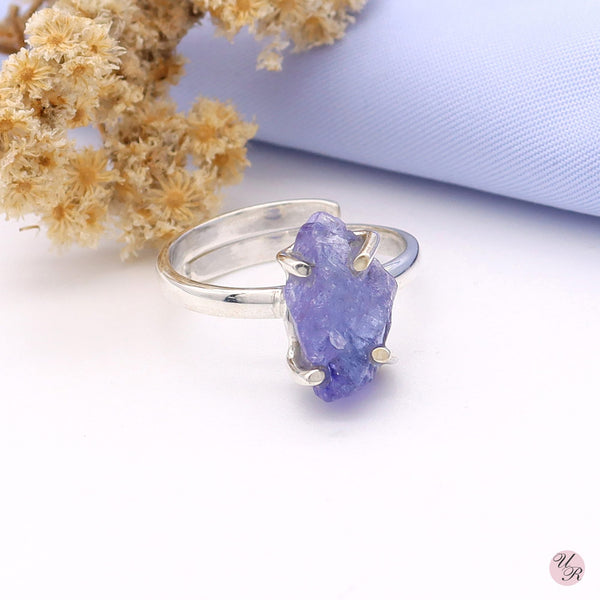 Tanzanite Rough Ring (Adj.)