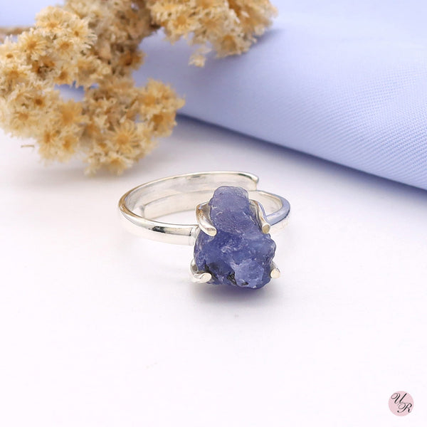 Tanzanite Rough Ring (Adj.)