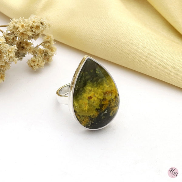 Bumble Bee Jasper Ring (Adj.)