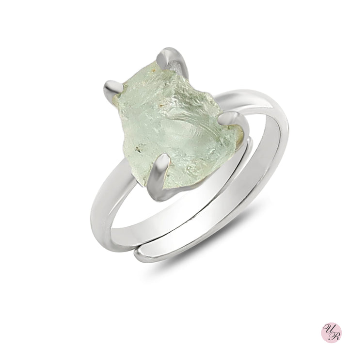 Aquamarine Rough Ring