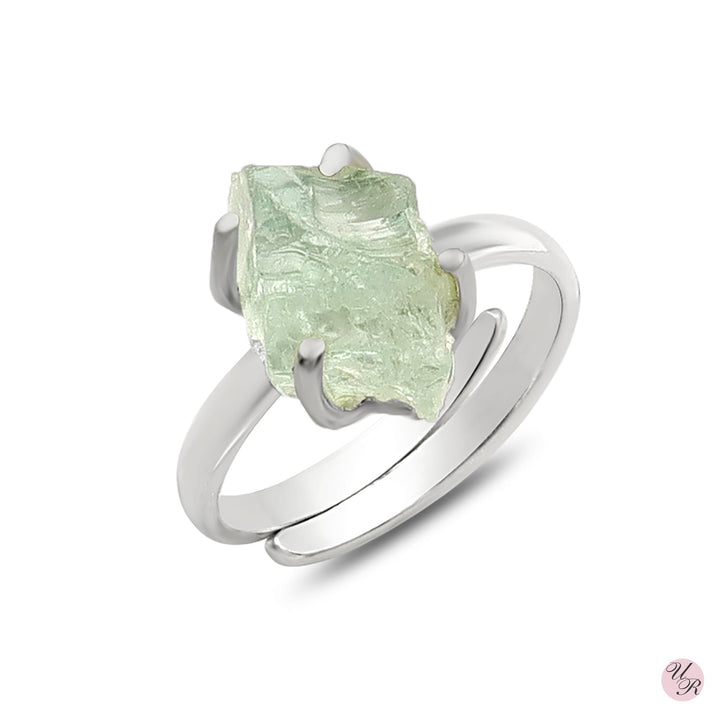 Aquamarine Rough Ring