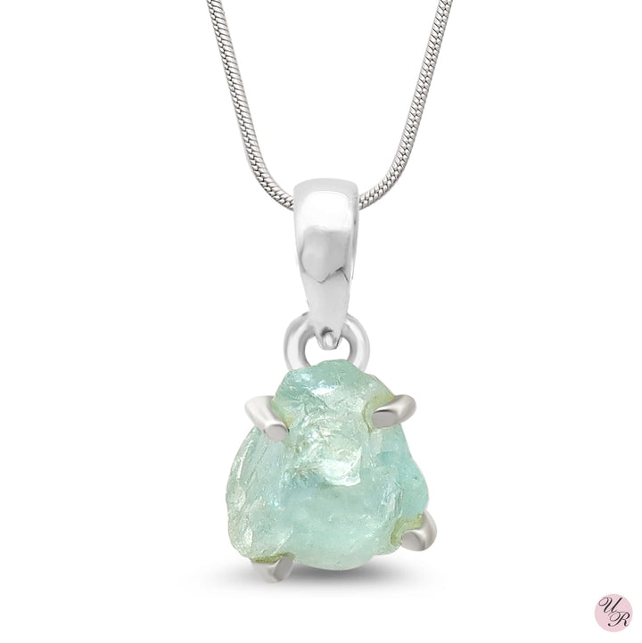 Aquamarine Rough Pendant