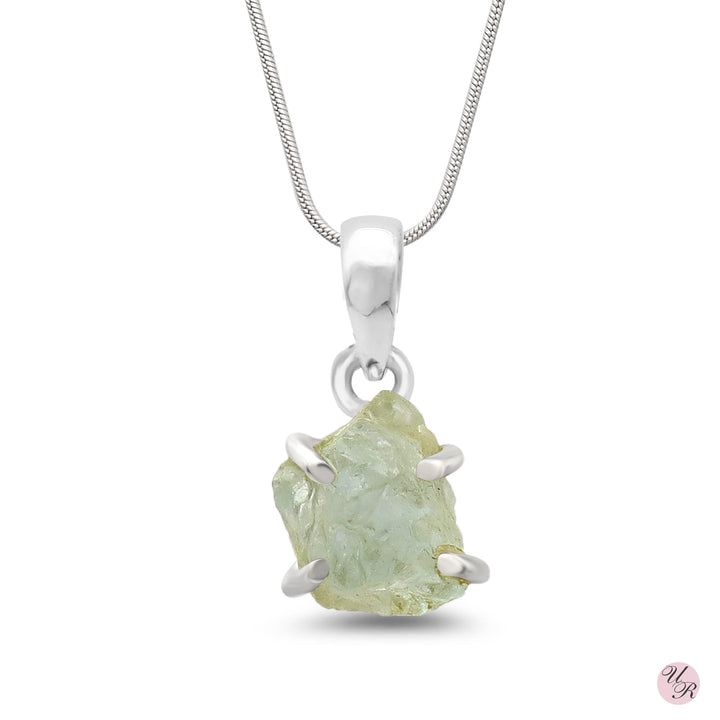 Aquamarine Rough Pendant