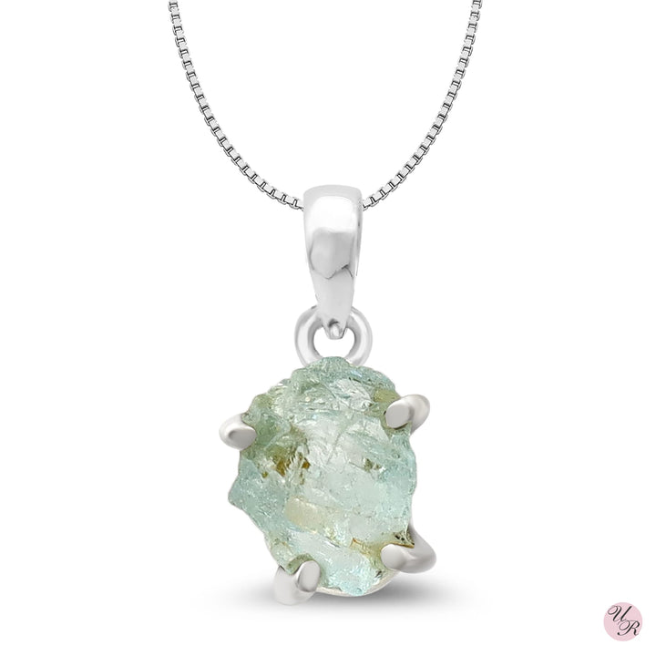 Aquamarine Rough Pendant