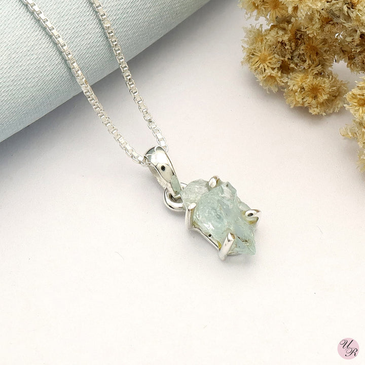 Aquamarine Rough Pendant 